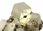 Bargain Cubic Pyrite, Quartz & Sphalerite Cluster - Peru #46096-1